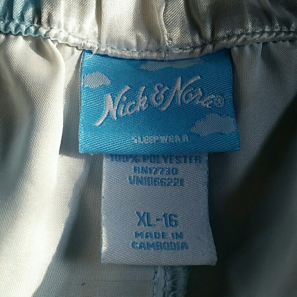 🔥Nick & Nora Silk Printed Pajama Bottoms (Sold) - Picture 3 of 6